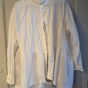 White Button-Up Blouse